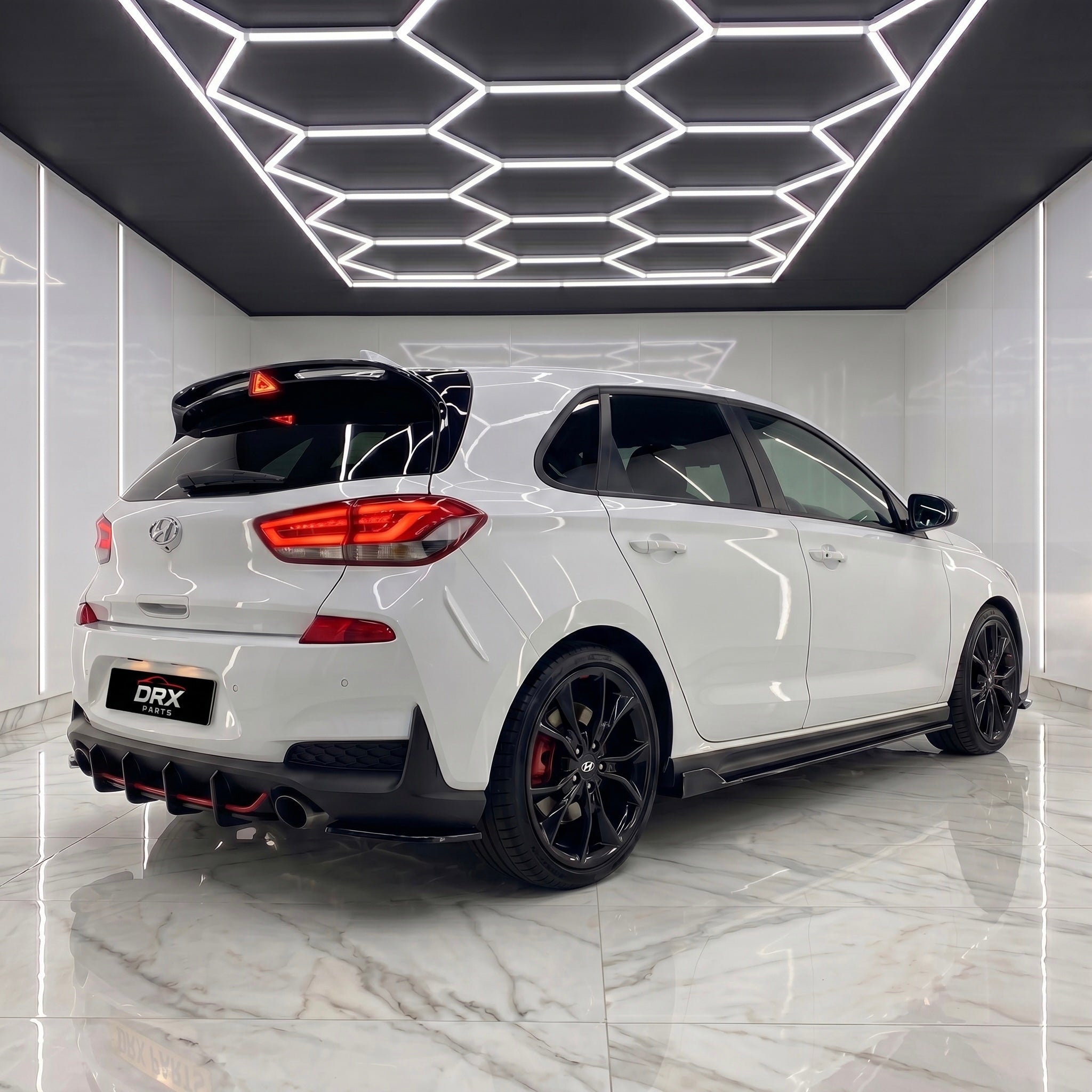 Difusor Hyundai i30N Pre-Facelift Negro Brillo