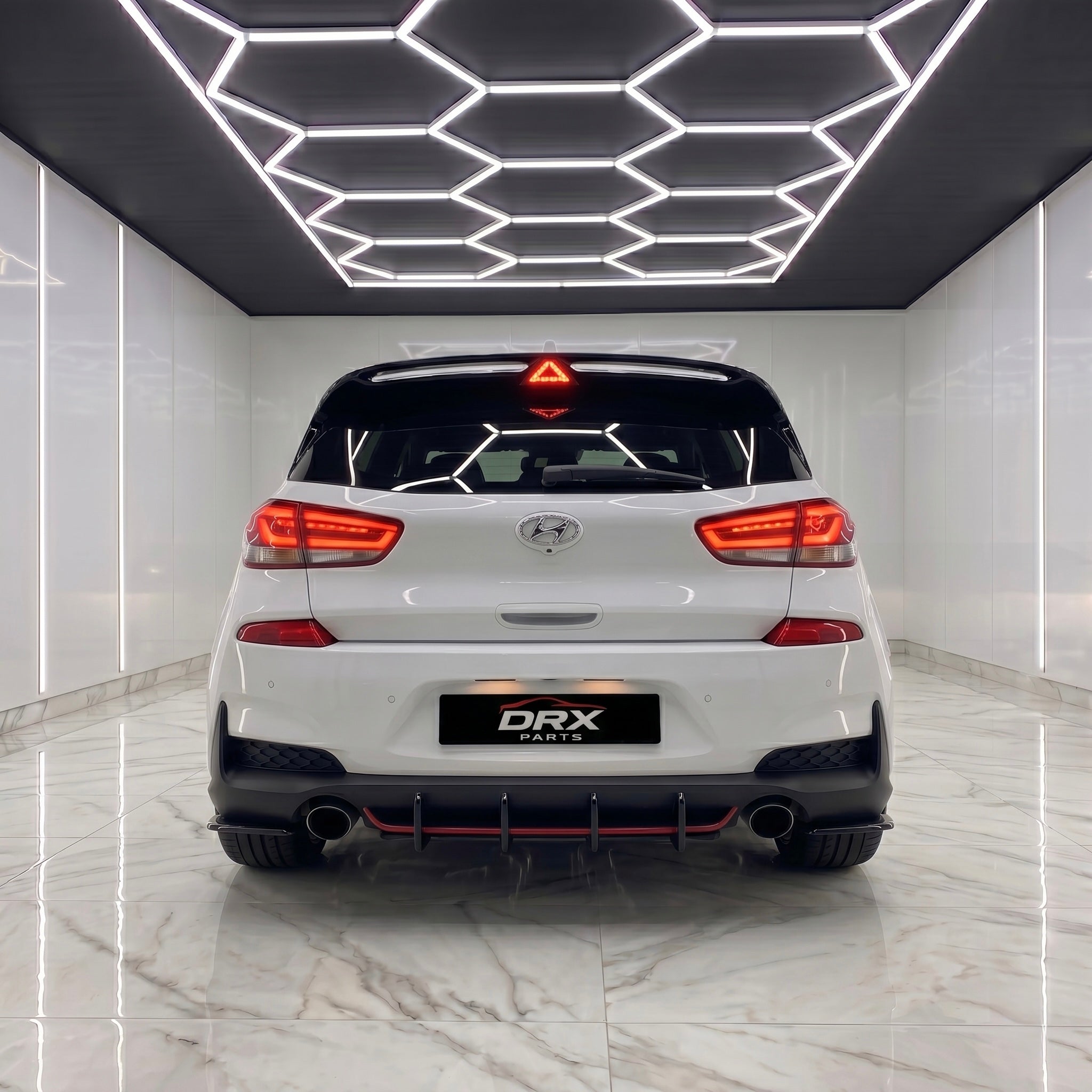 Difusor Hyundai i30N Pre-Facelift Negro Brillo