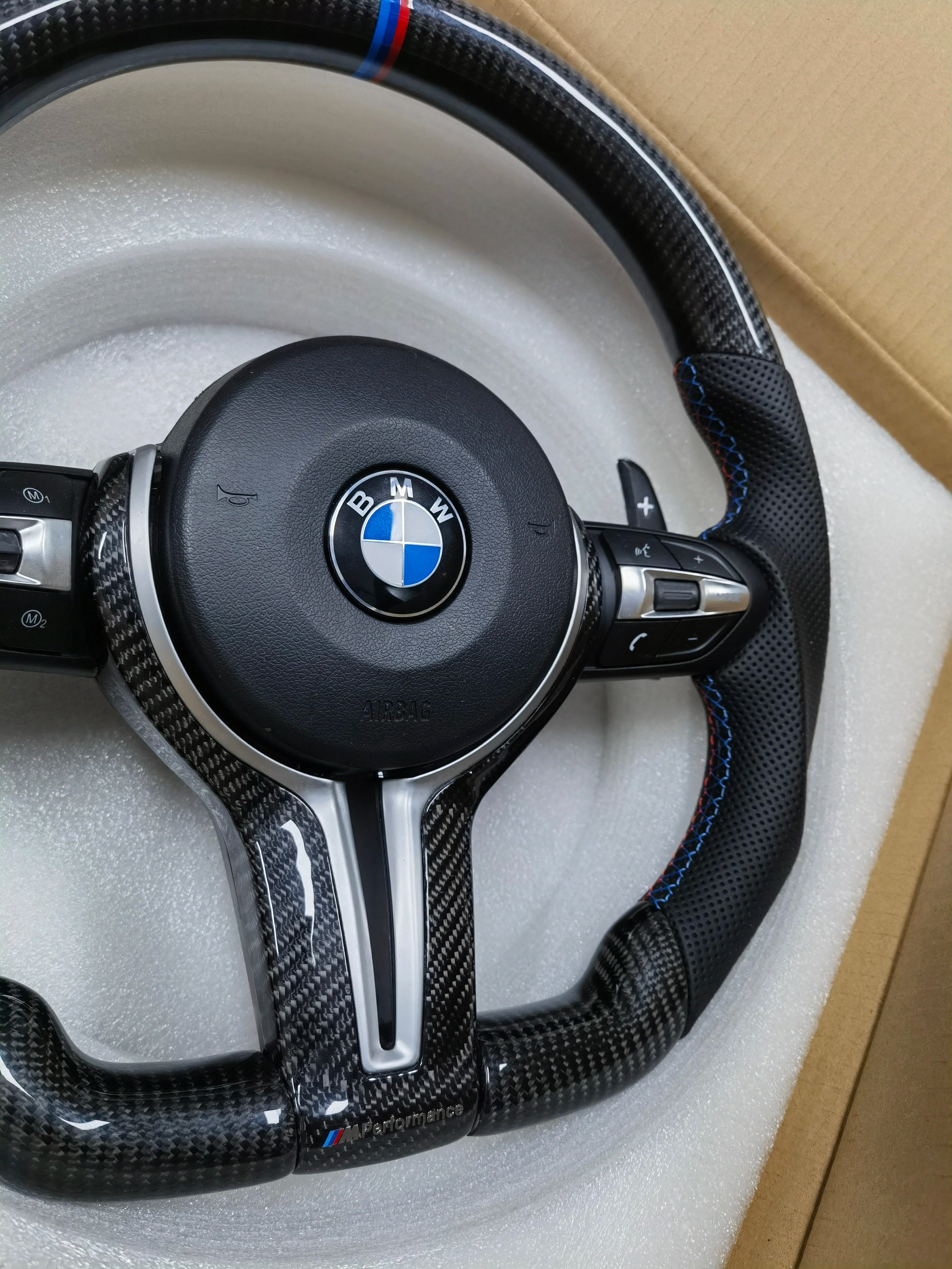 Volante Fibra Carbono BMW M Performance