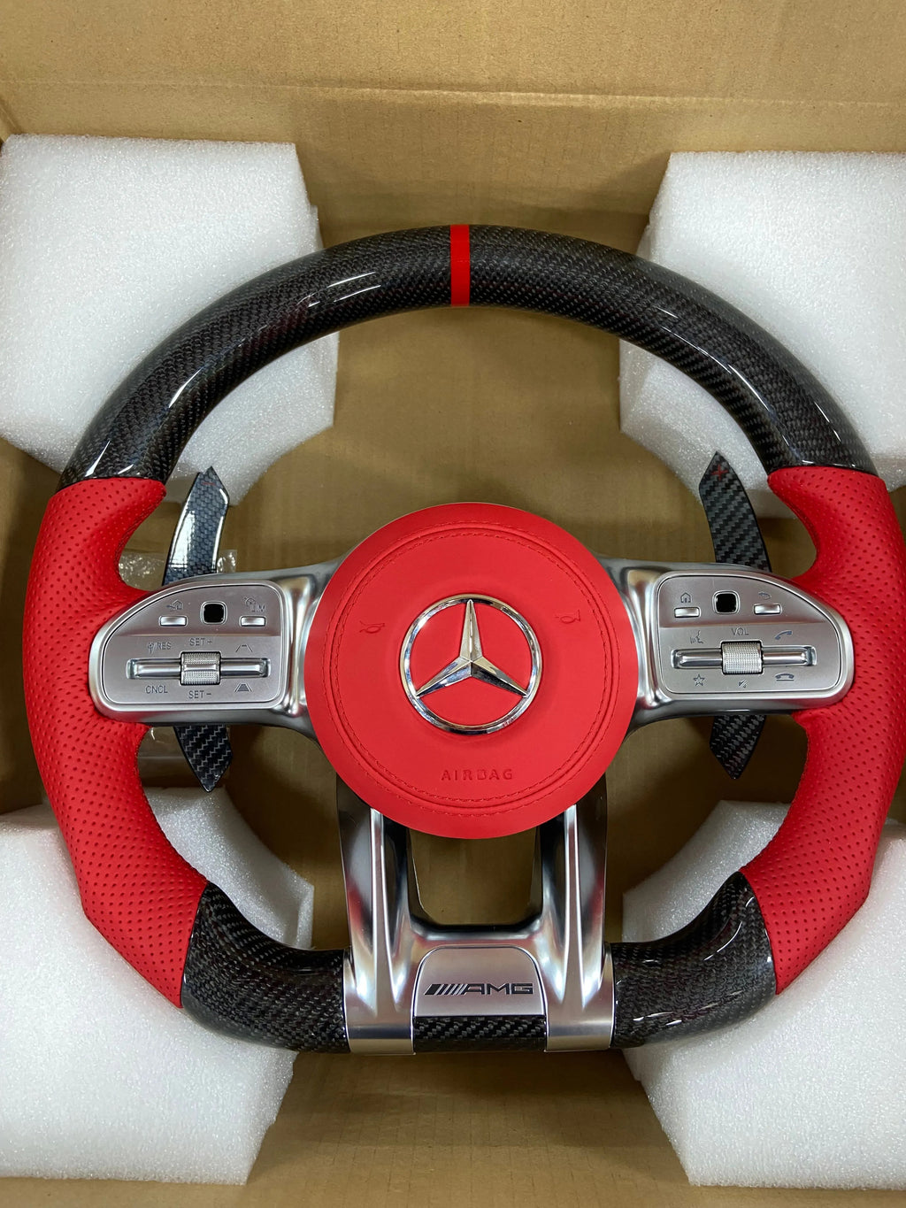 Volante Personalizado Para Mercedes Benz Estilo AMG