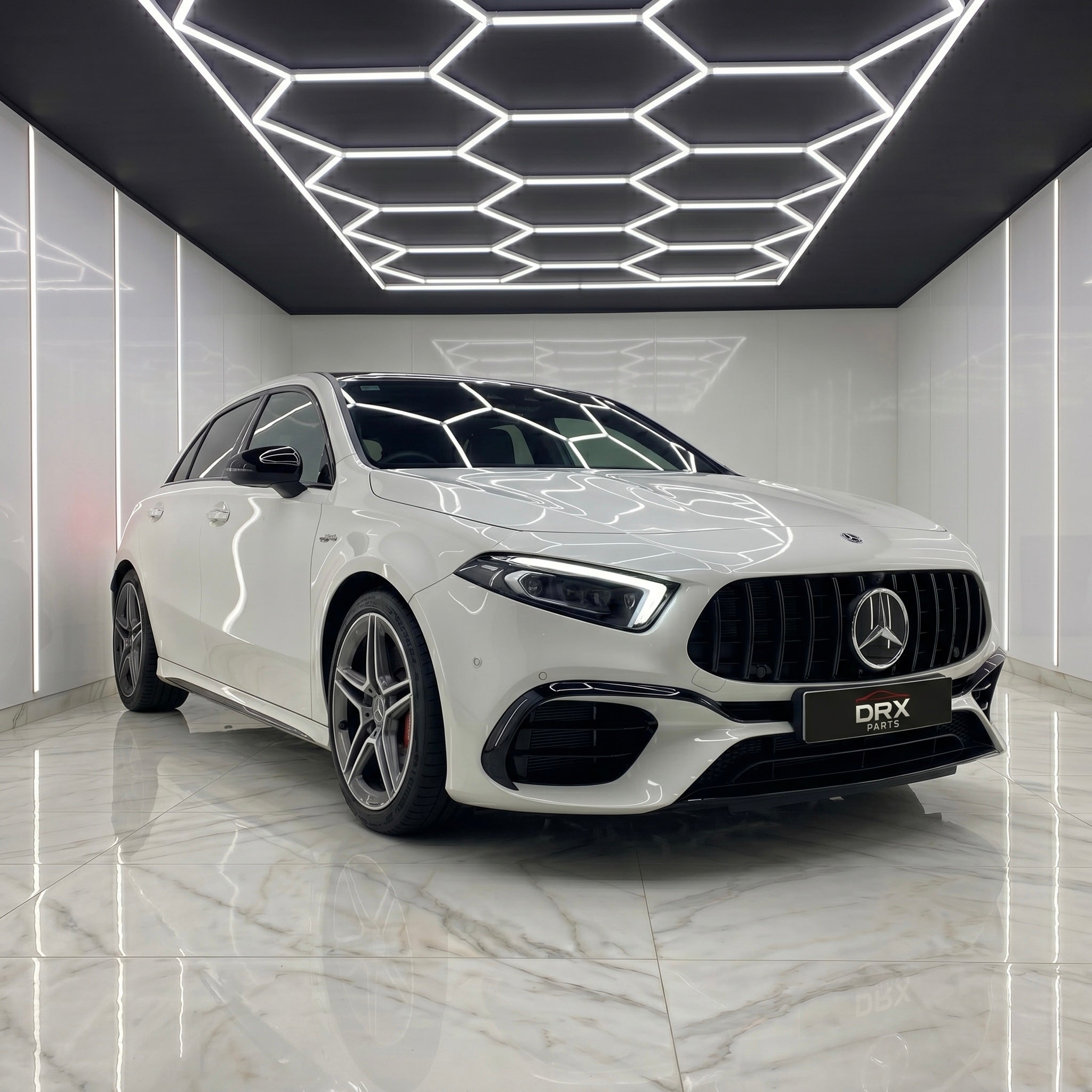 Parrilla AMG GT Mercedes Clase A W177 Negro Brillo (2018-2023) | DRX Parts