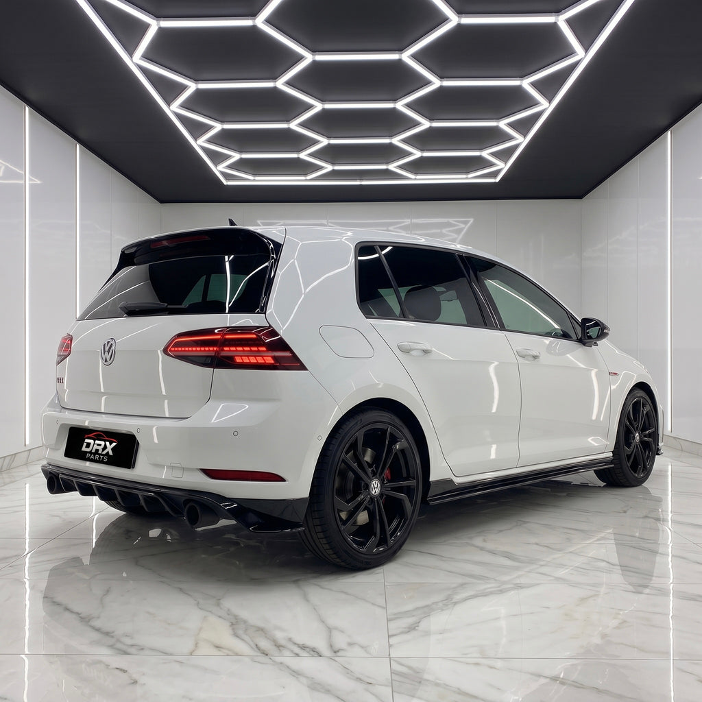 Taloneras Golf GTI 7 y 7.5 Negro Brillo Estilo TCR (2012-2020) | DRX Parts