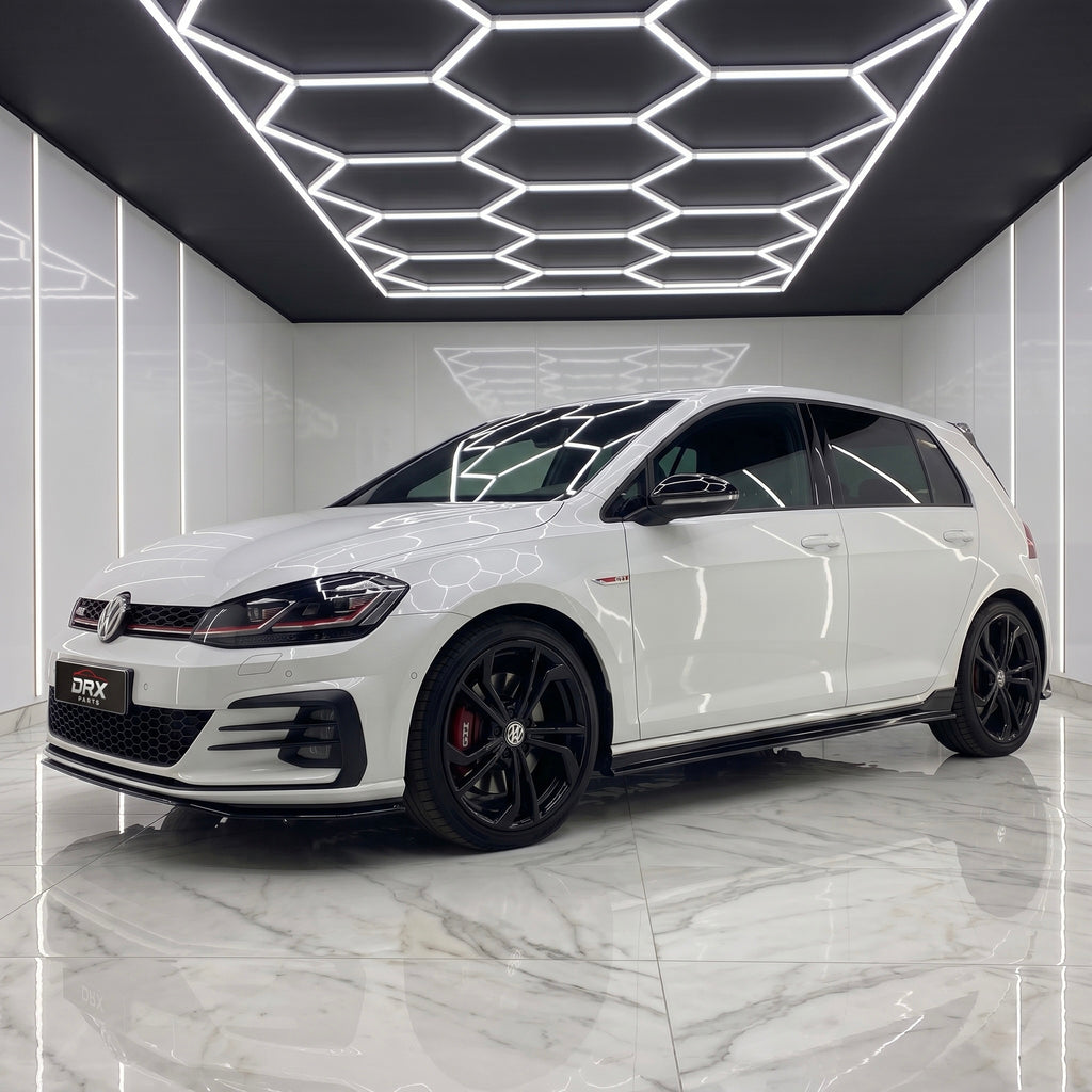 Taloneras Golf GTI 7 y 7.5 Negro Brillo Estilo TCR (2012-2020) | DRX Parts