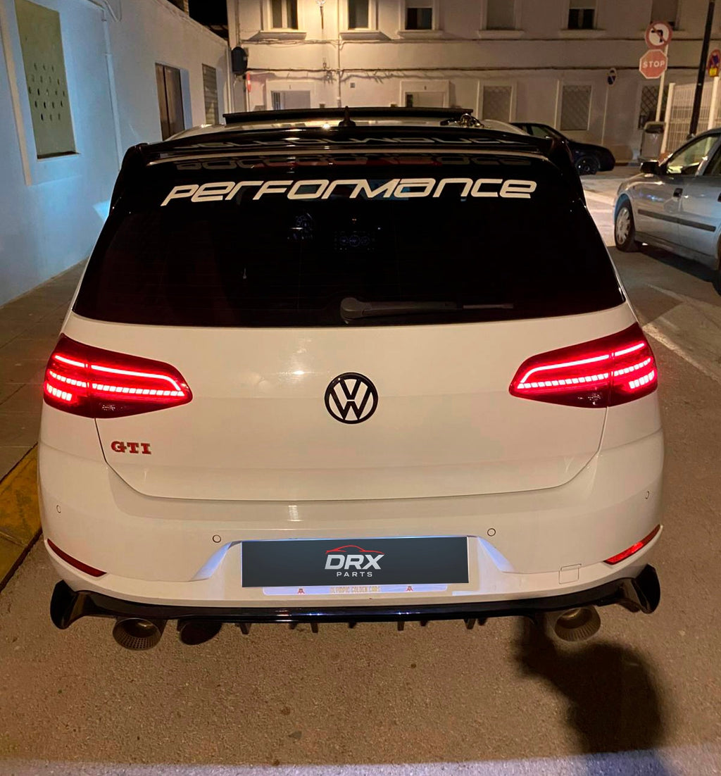 Difusor (Estilo TCR) VW Golf Mk7.5 GTI / R-Line / GTD