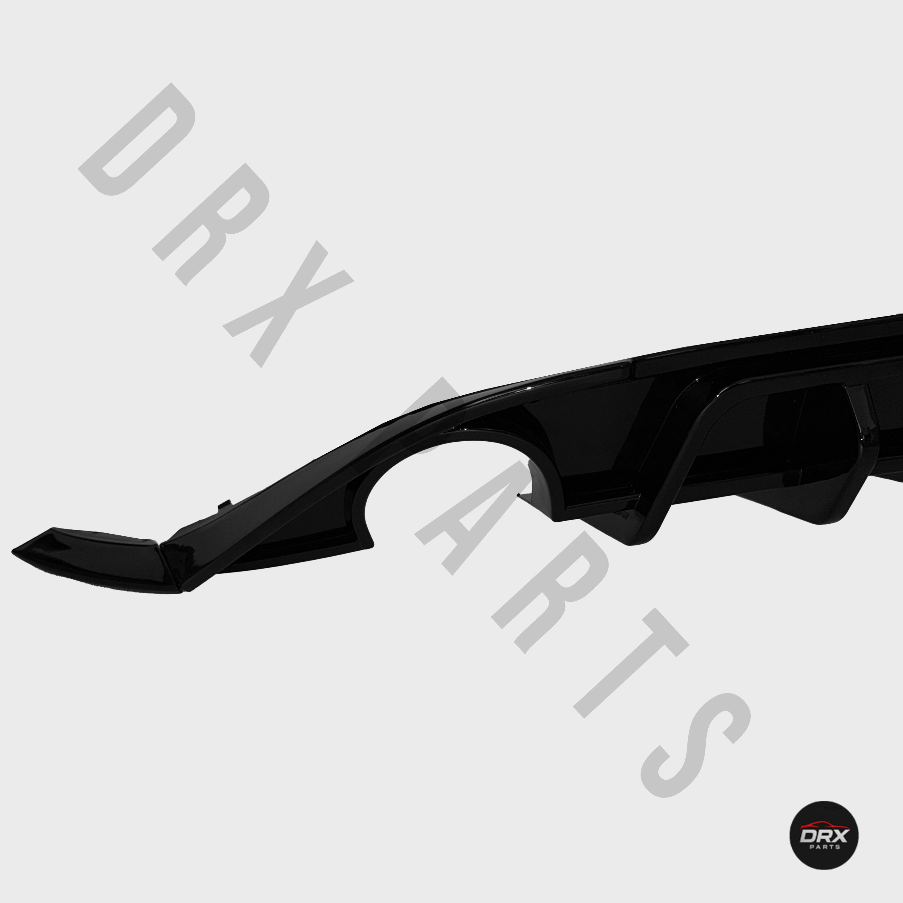 Difusor Golf GTI MK7 montaje con extension lateral instalada