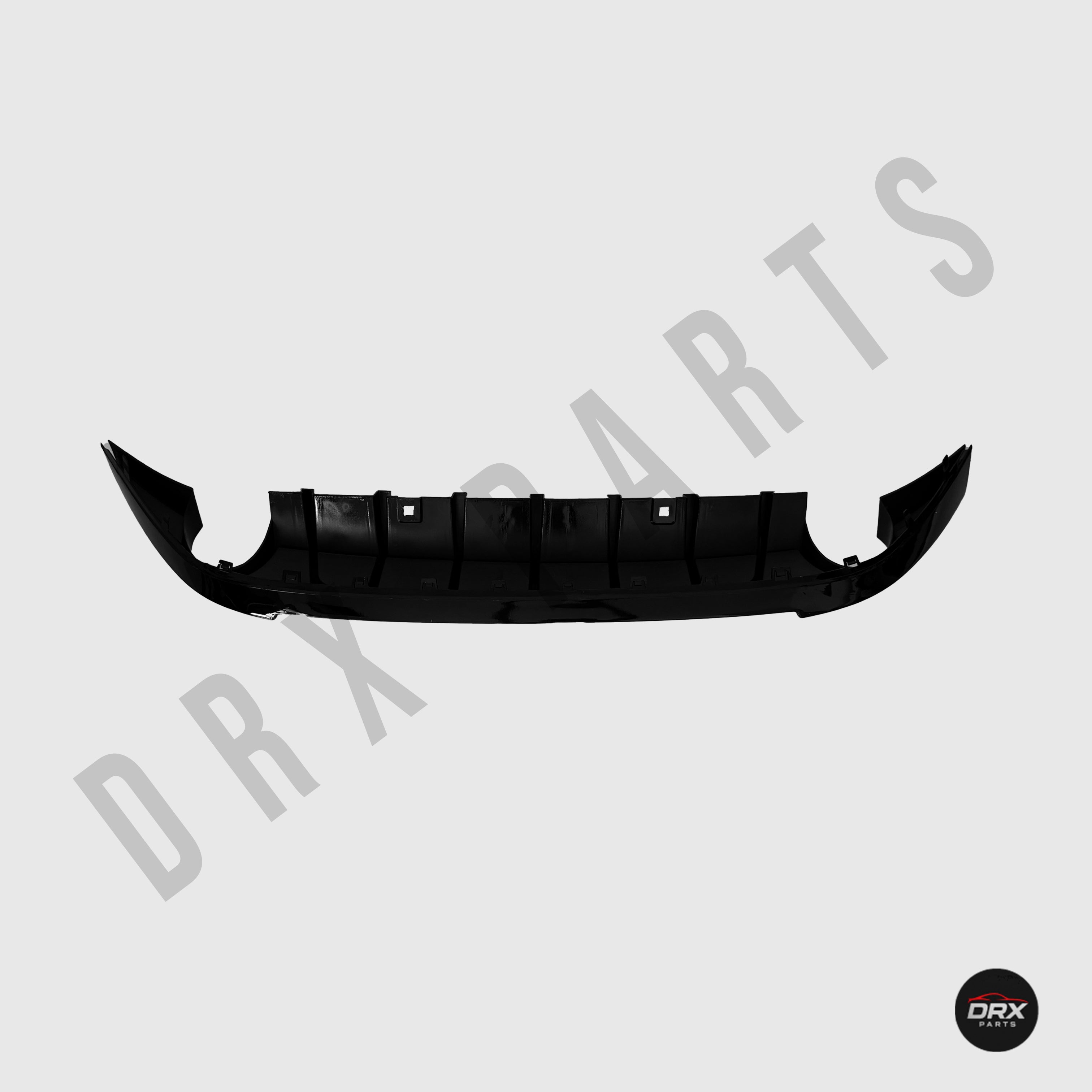 Difusor trasero deportivo Golf GTI MK7 negro brillo ABS con anclajes